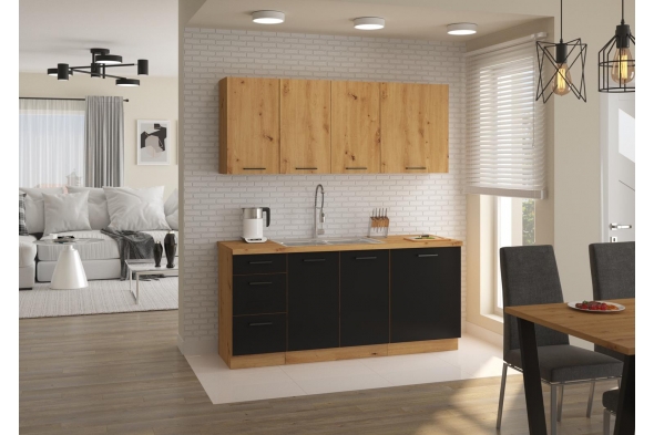 Meble kuchenne 180 cm ZESTAW Madera